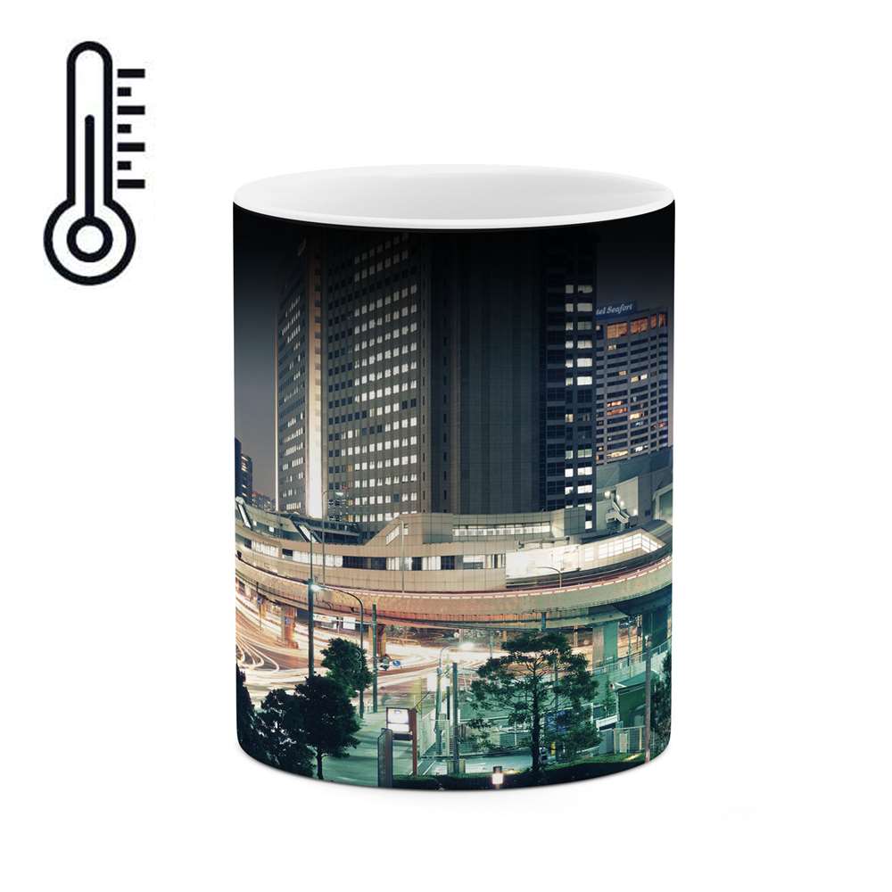 ماگ حرارتی کاکتی طرح شهر مدل mgh13329