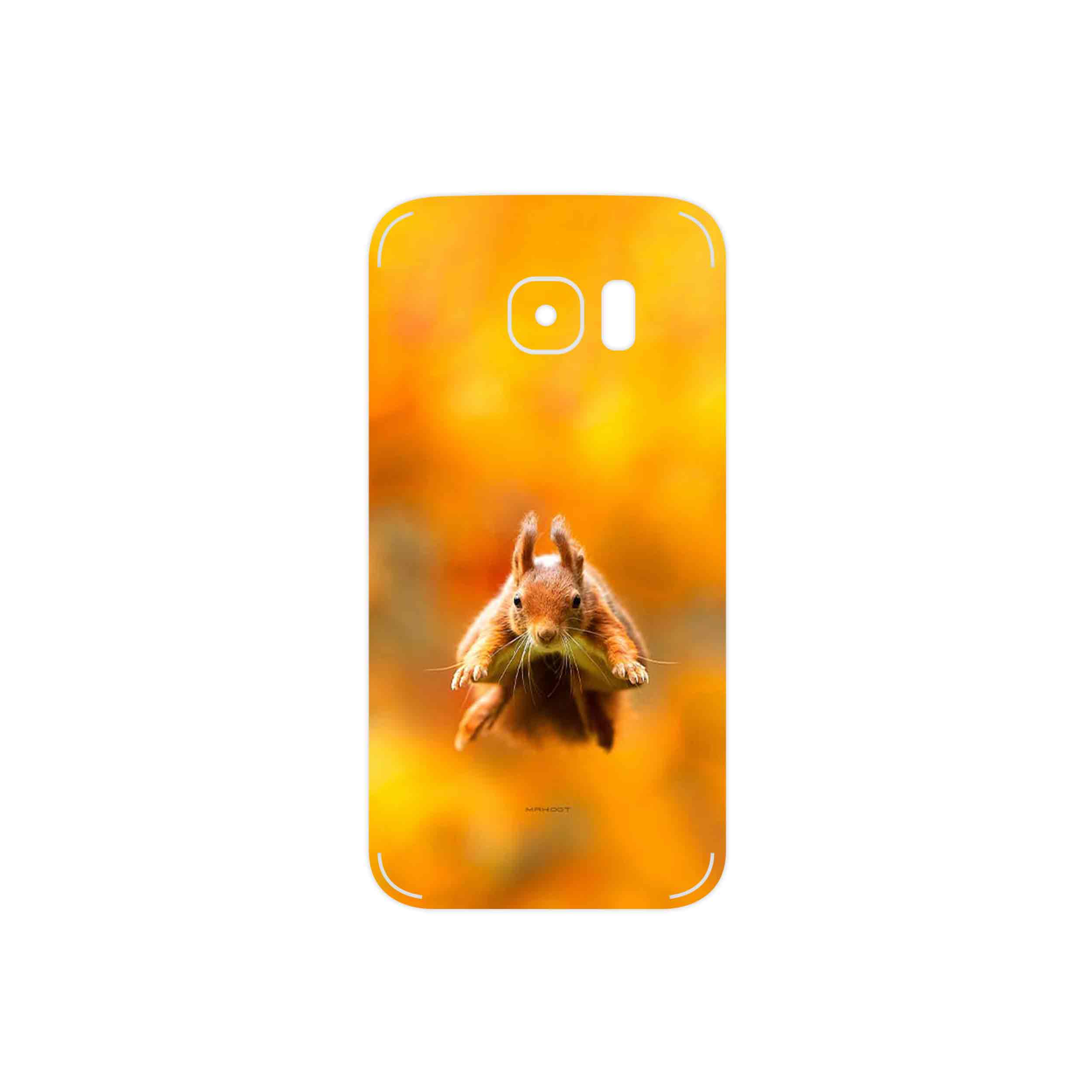 برچسب پوششی ماهوت مدل Squirrel مناسب برای گوشی موبایل سامسونگ Galaxy S7