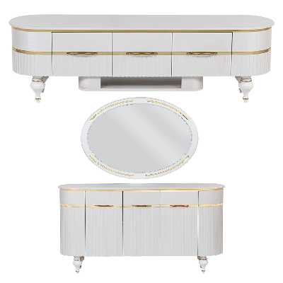 آینه و کنسول مدل سهند S-1 به همراه میز تلویزیون