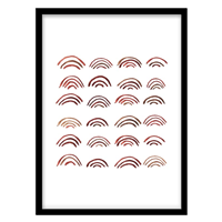 قیمت و خرید تابلو دکوراتیو مدل نقاشی خطوط انتزاعی کد 1709