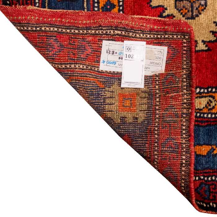 فرش قدیمی دستباف کناره طول پنج متر سی پرشیا کد 102437