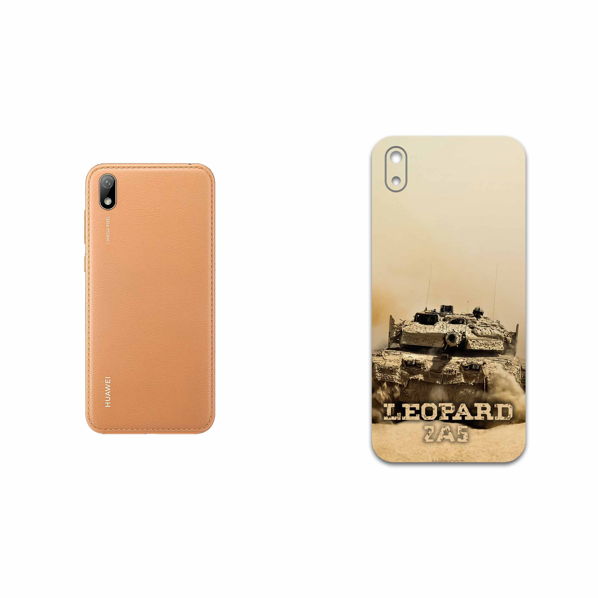 برچسب پوششی ماهوت مدل Leopard 2A5 tank مناسب برای گوشی موبایل هوآوی Y5 2019