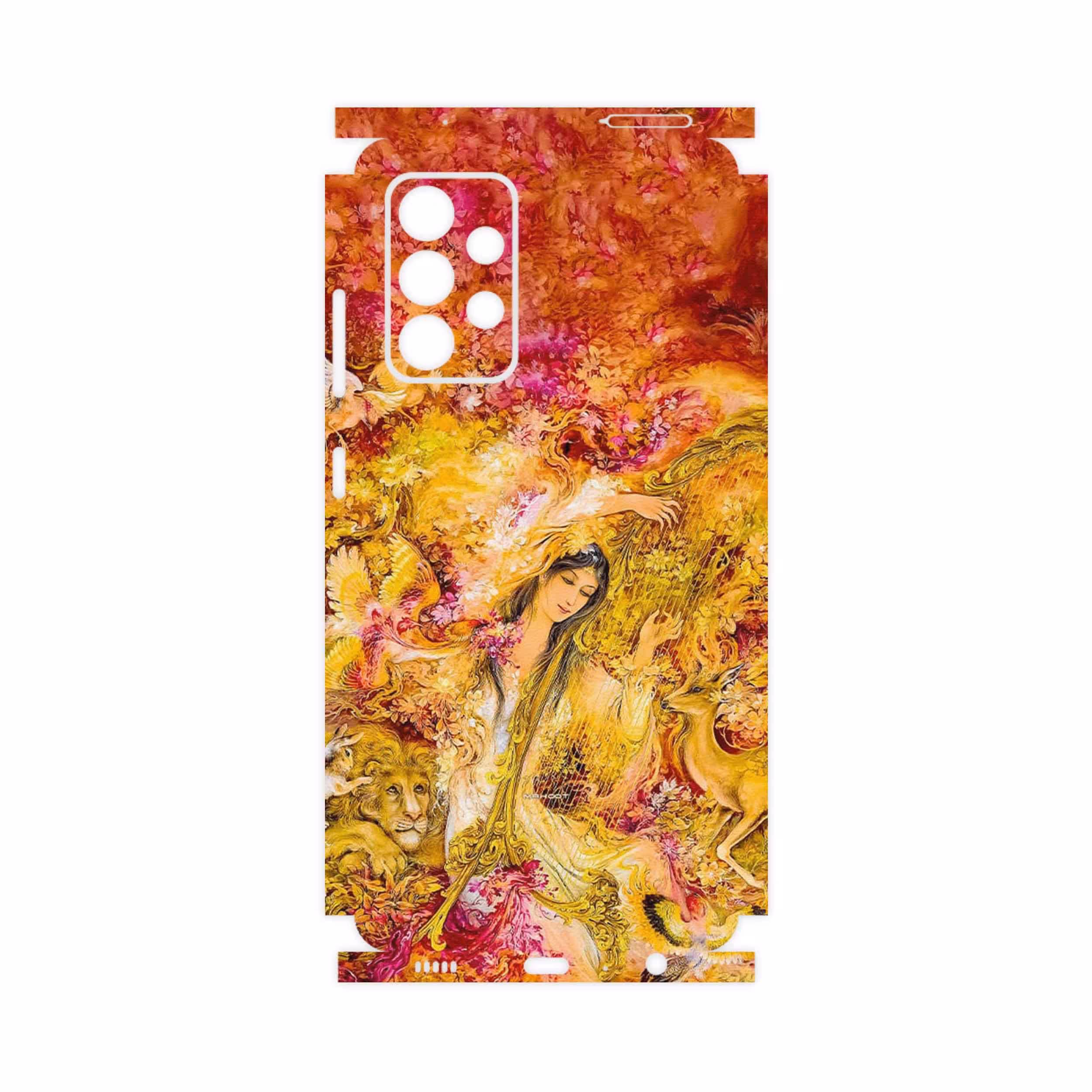برچسب پوششی ماهوت مدل Persian miniature 1-FullSkin مناسب برای گوشی موبایل سامسونگ Galaxy A52 5G