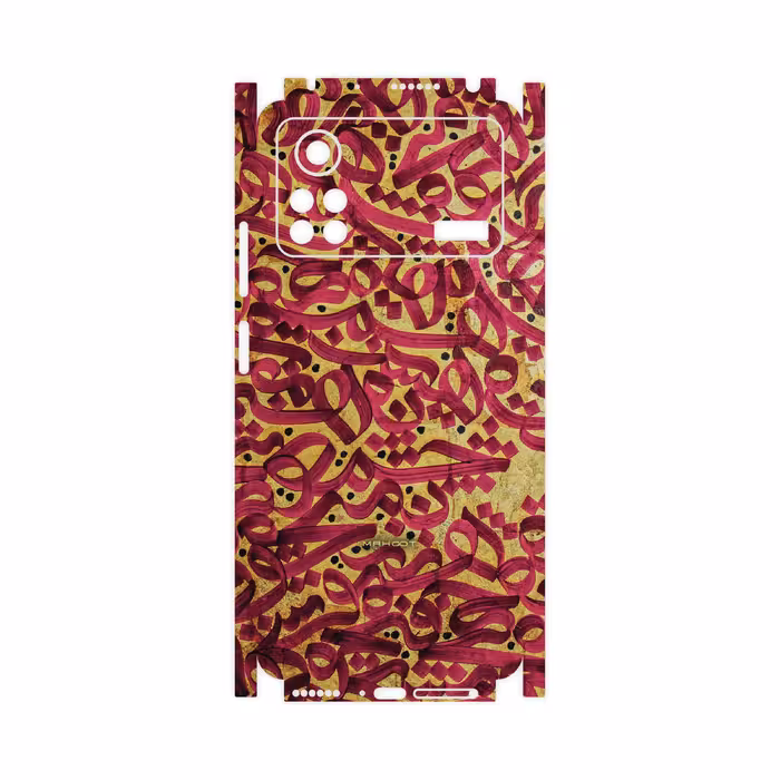 برچسب پوششی ماهوت مدل Nastaliq-6-FullSkin مناسب برای گوشی موبایل شیائومی Poco X4 Pro 5G