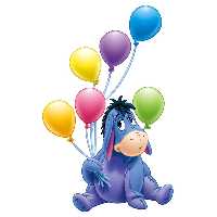 استند رومیزی تولد طرح خرس پو کد 205