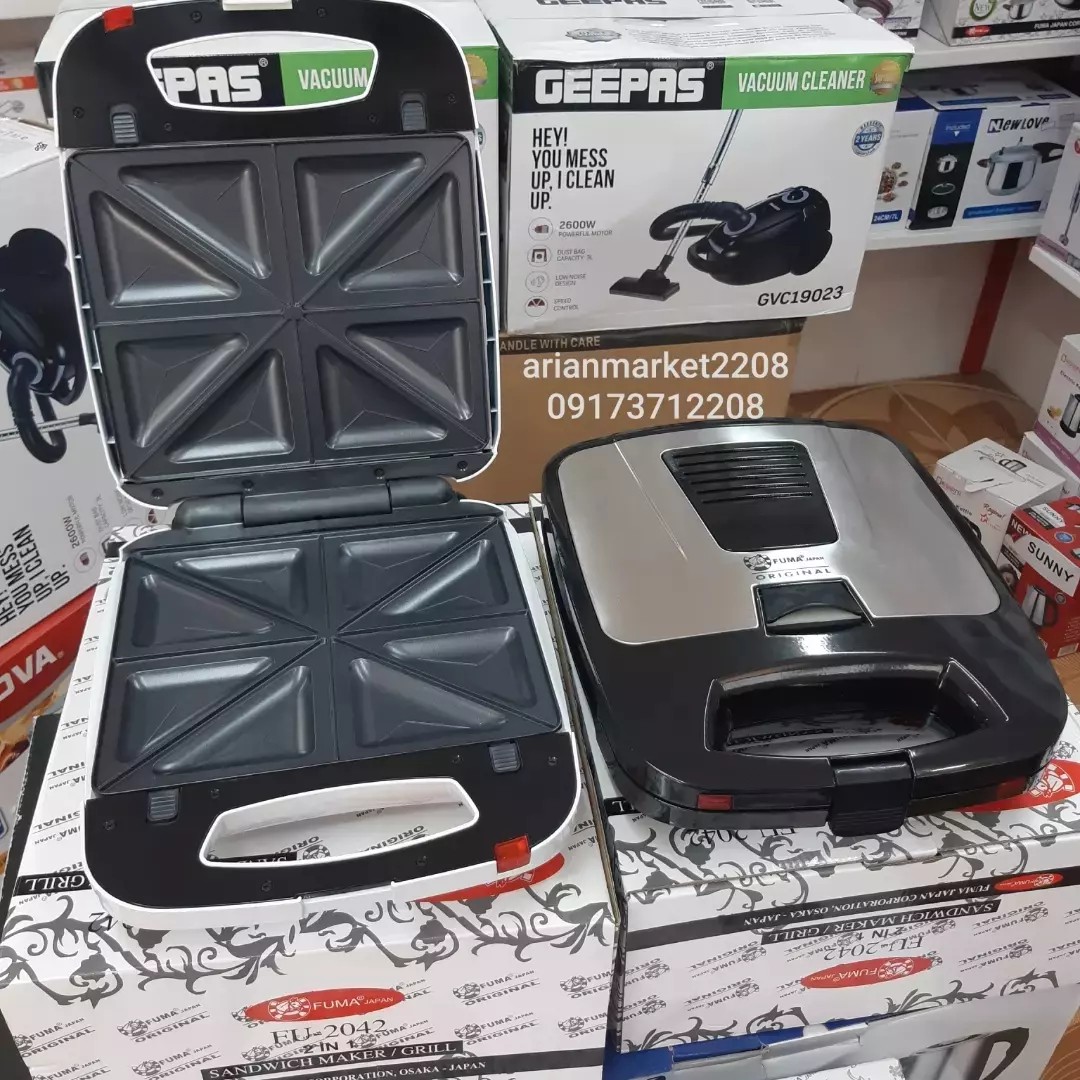 ساندویچ ساز 2 کاره فوما FU-2042                     اسنک ساز  و    گریل ساز فوما     ارسال رایگان