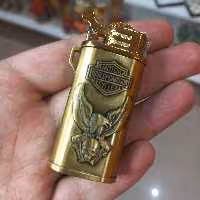 فندک گازی هارلی دیویدسون  طلایی                                