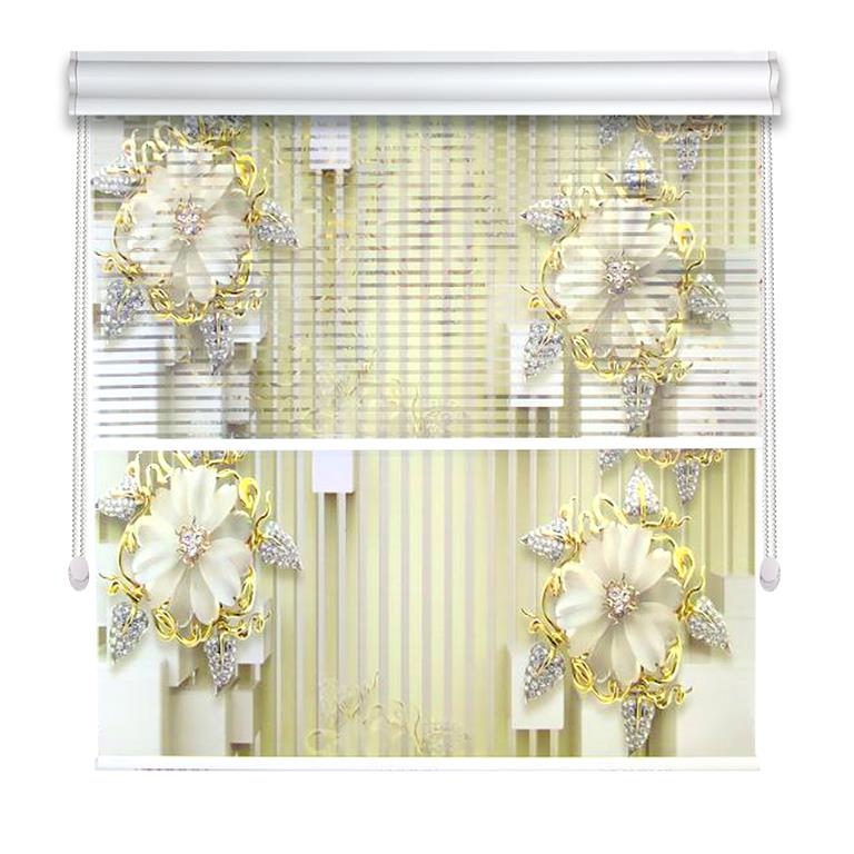  پرده شب و روز مدل PM-7 سایز 135x180 سانتی متر