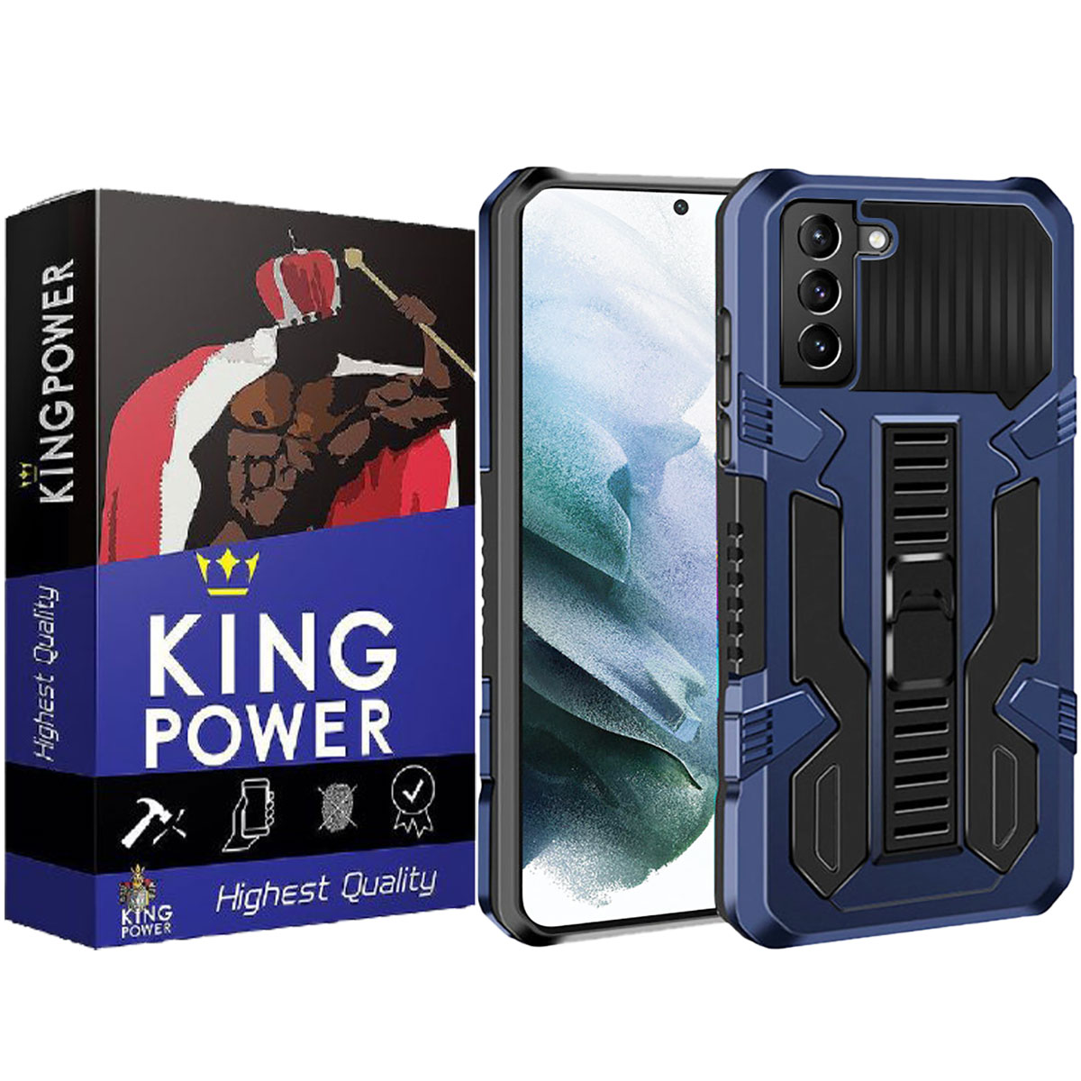 کاور کینگ پاور مدل Vangard مناسب برای گوشی موبایل سامسونگ Galaxy S21 Plus