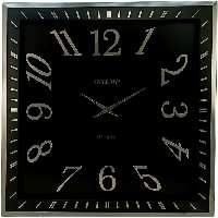 ساعت دیواری آرتمیس کد 2038 Silver Black نقره ای مشکی