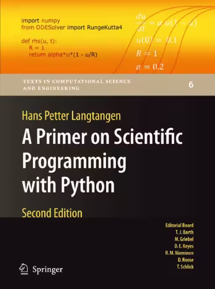 خرید و دانلود نسخه کامل کتاب A Primer on Scientific Programming with Python