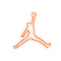 چراغ دیواری نئون دیزاین طرح Jordan_ORG