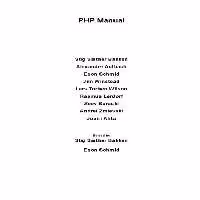 خرید و دانلود نسخه کامل کتاب PHP manual