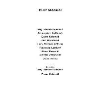 خرید و دانلود نسخه کامل کتاب PHP manual