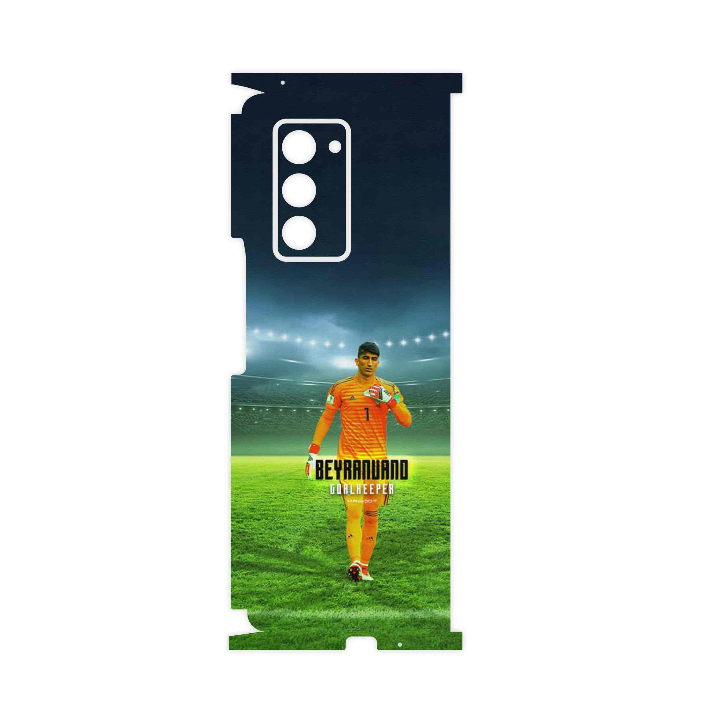 برچسب پوششی ماهوت مدل Alireza Beiranvand-FullSkin مناسب برای گوشی موبایل سامسونگ Galaxy Z FOLD 2