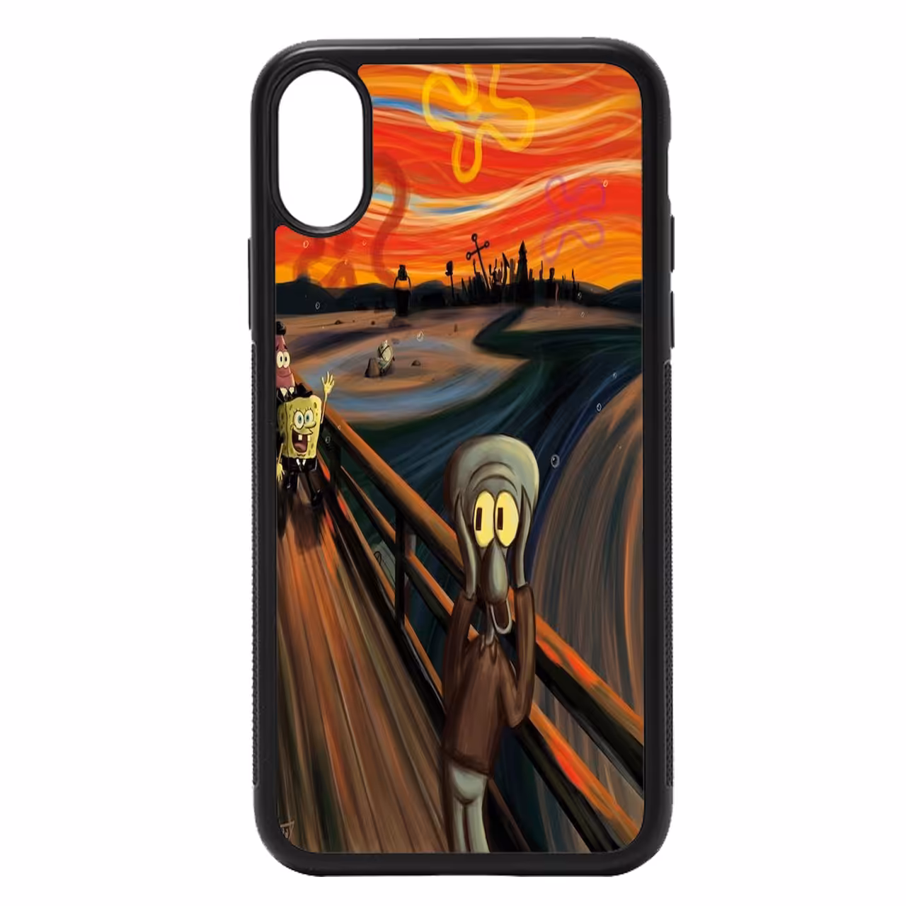 کاور طرح باب اسفنجی کد 7396 مناسب برای گوشی موبایل اپل iphone xs max