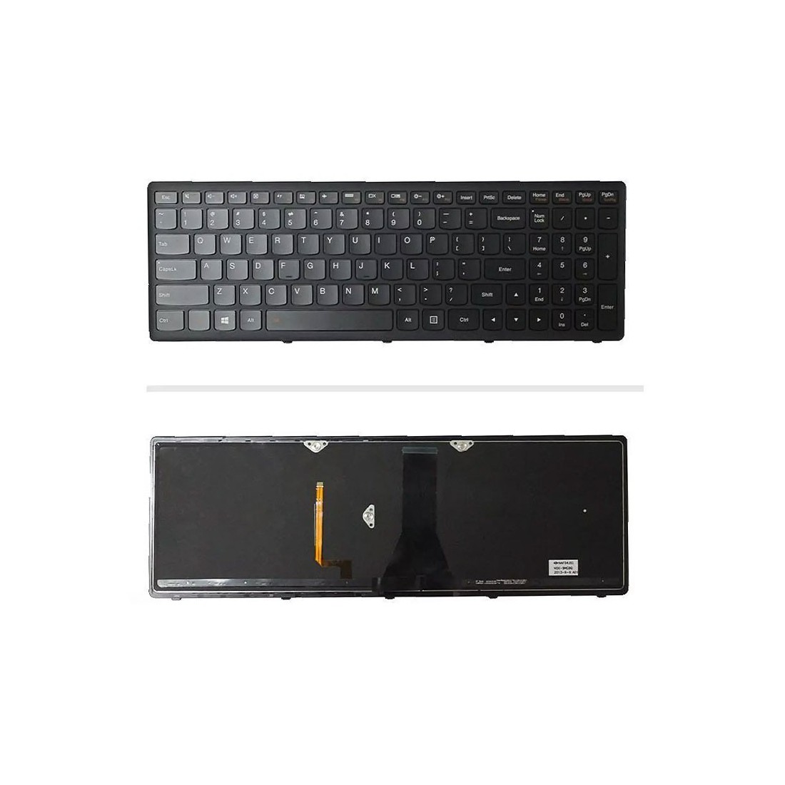 کیبورد لپتاپ لنوو Z51-70 (IdeaPad | با بکلایت | فریم)