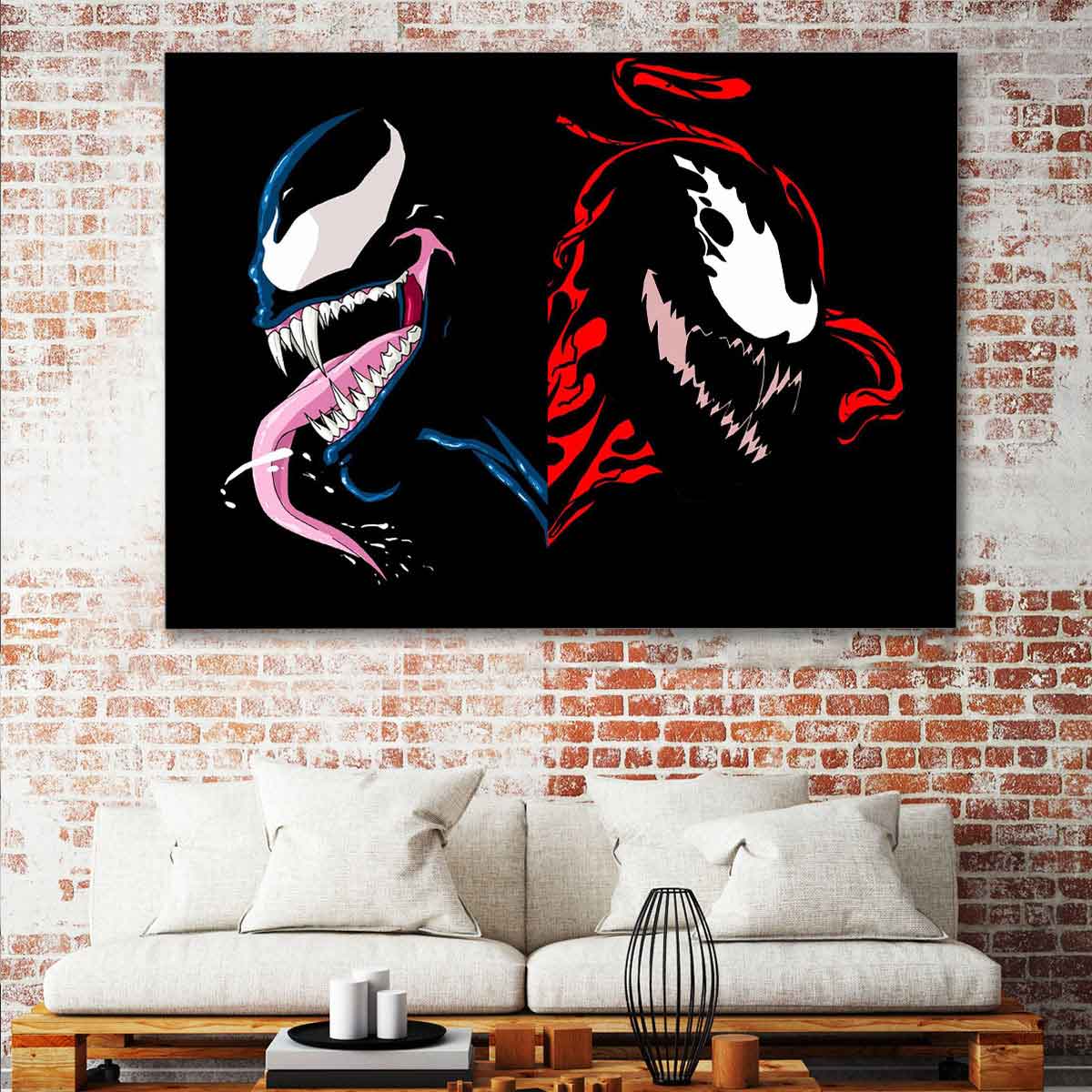 تابلو شاسی گالری استاربوی طرح ونوم و کارنیج مدل هنری 450