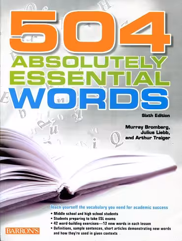 504absolutely essential words کتاب 504 (رحلی  چهار رنگ)