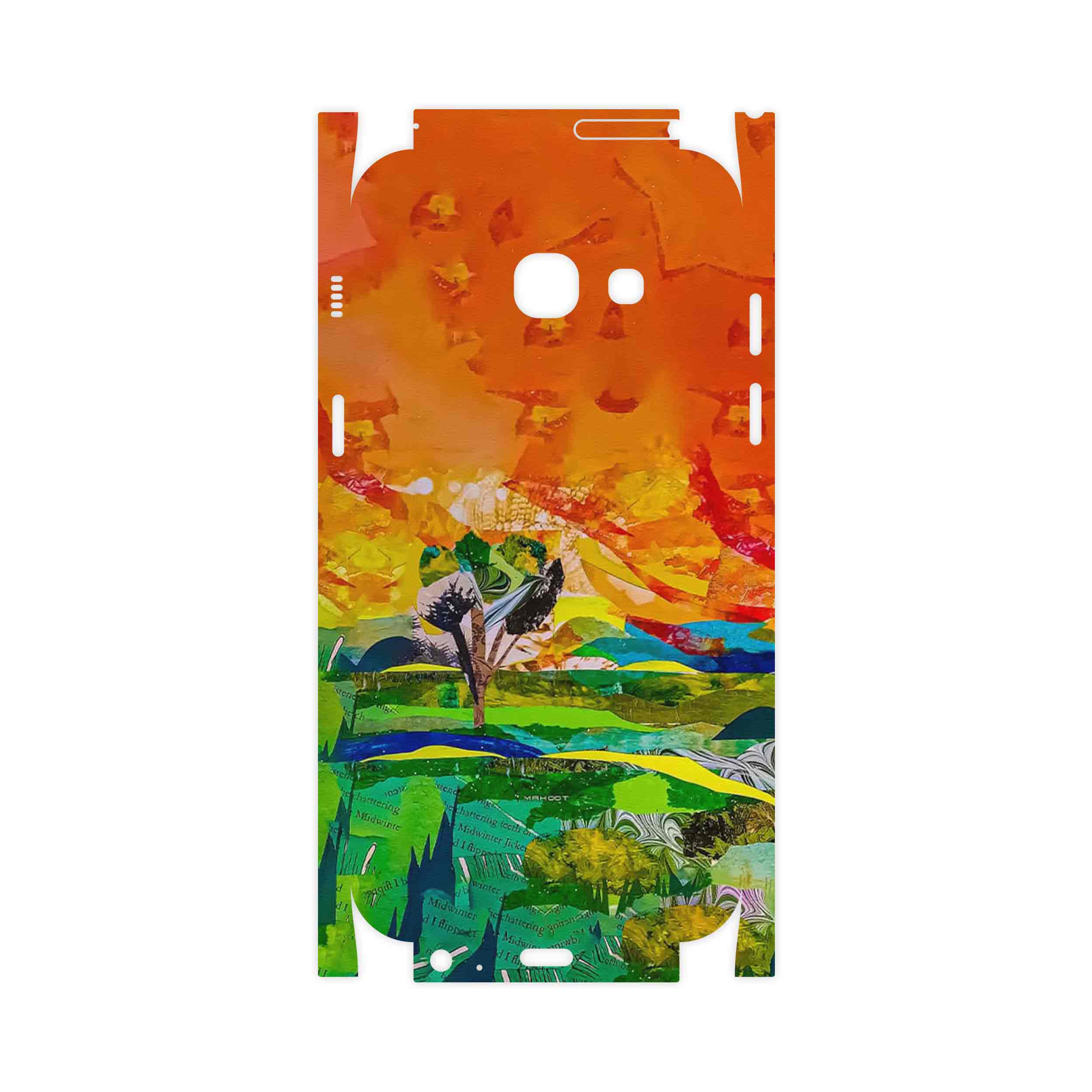 برچسب پوششی ماهوت مدل Collage of Painting-FullSkin مناسب برای گوشی موبایل سامسونگ Galaxy A3 2017