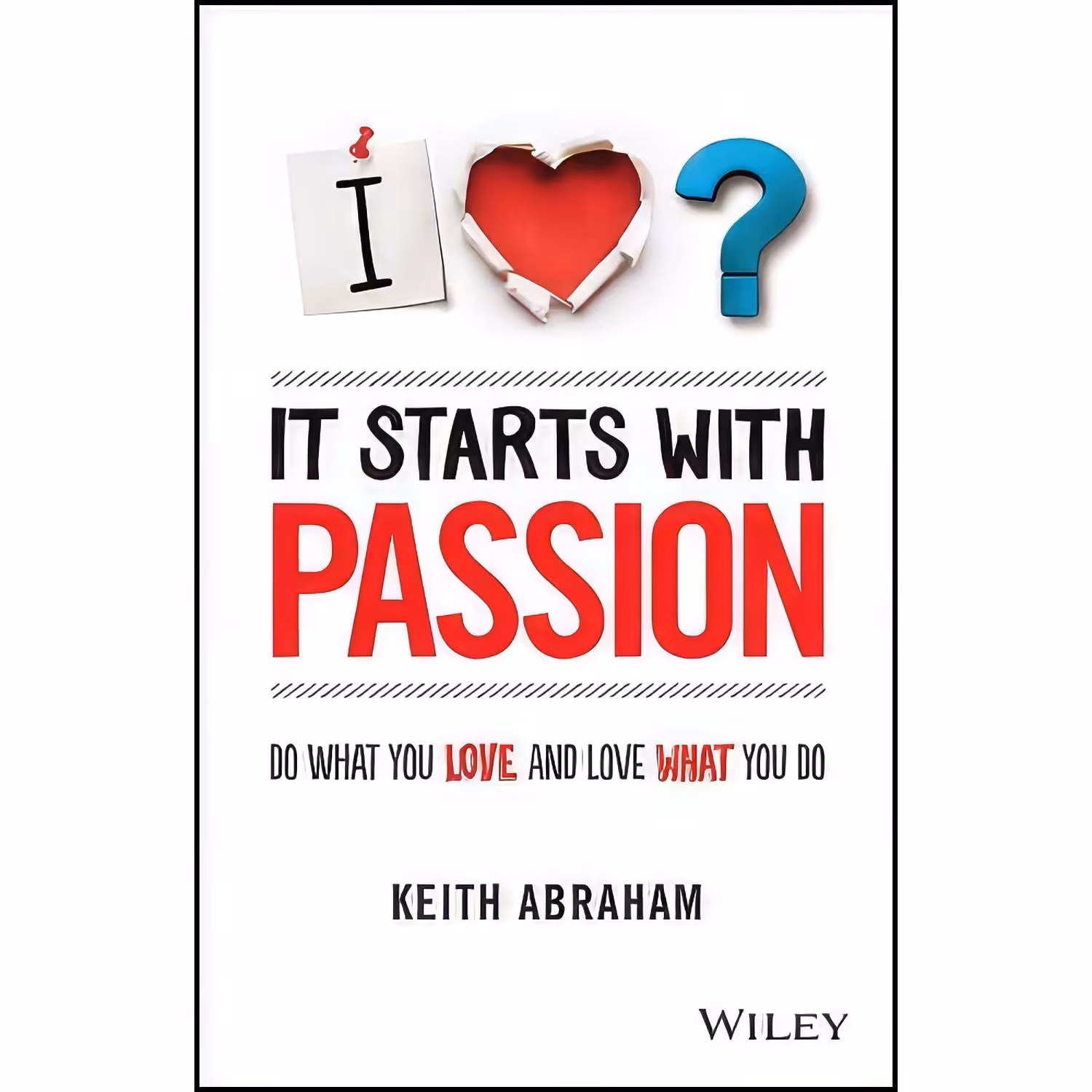 کتاب زبان اصلی It Starts With Passion اثر Keith Abraham
