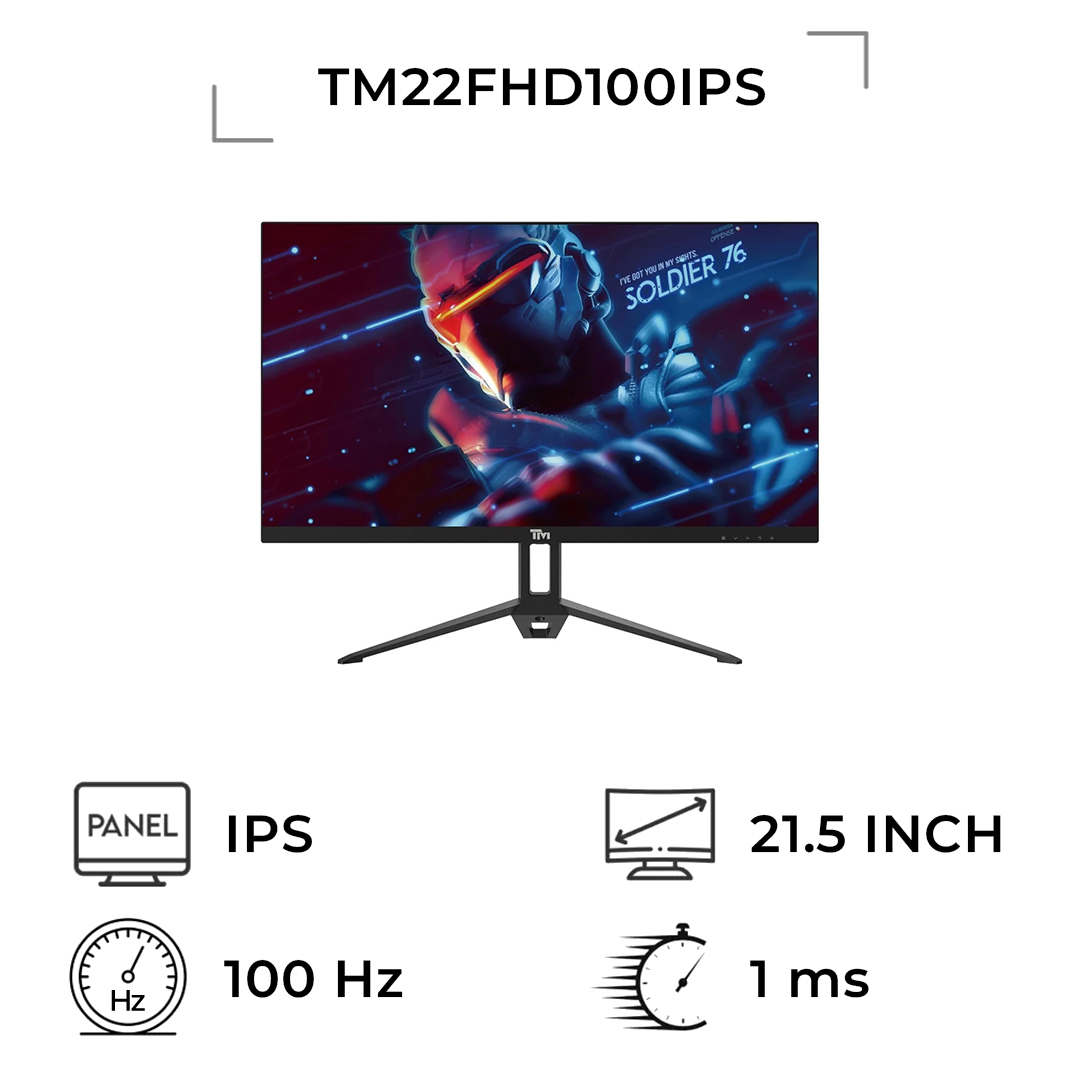 مانیتور گیمینگ تویستد مایندز مدل TM22FHD100IPS سایز 22 اینچ