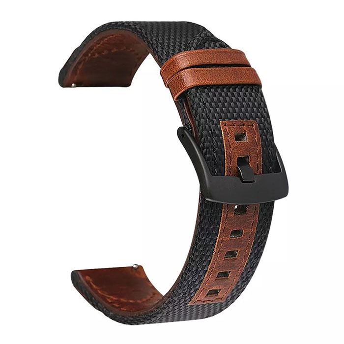 بند مدل FabricLeather5-2 مناسب برای ساعت هوشمند سامسونگ Galaxy Watch5 44/40mm / Watch5 Pro 45mm