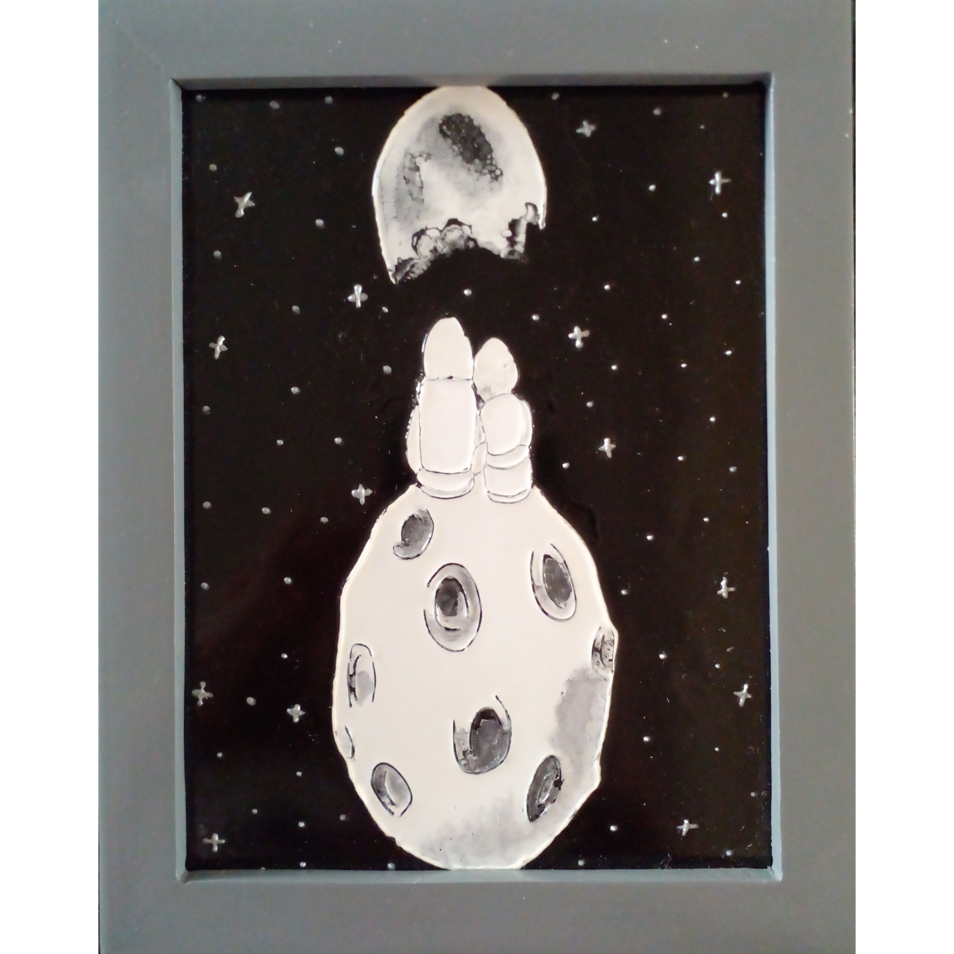 تابلو ویترای طرح فضانورد