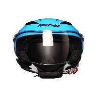کلاه کاسکت موتورسیکلت آبی دخترانه و پسرانه بچگانه موتور سیکلت Half Glazed Helmet Ce Hardware Abs Matratil Motor Holiday Dog Blue موتوآنل MOTOANL
