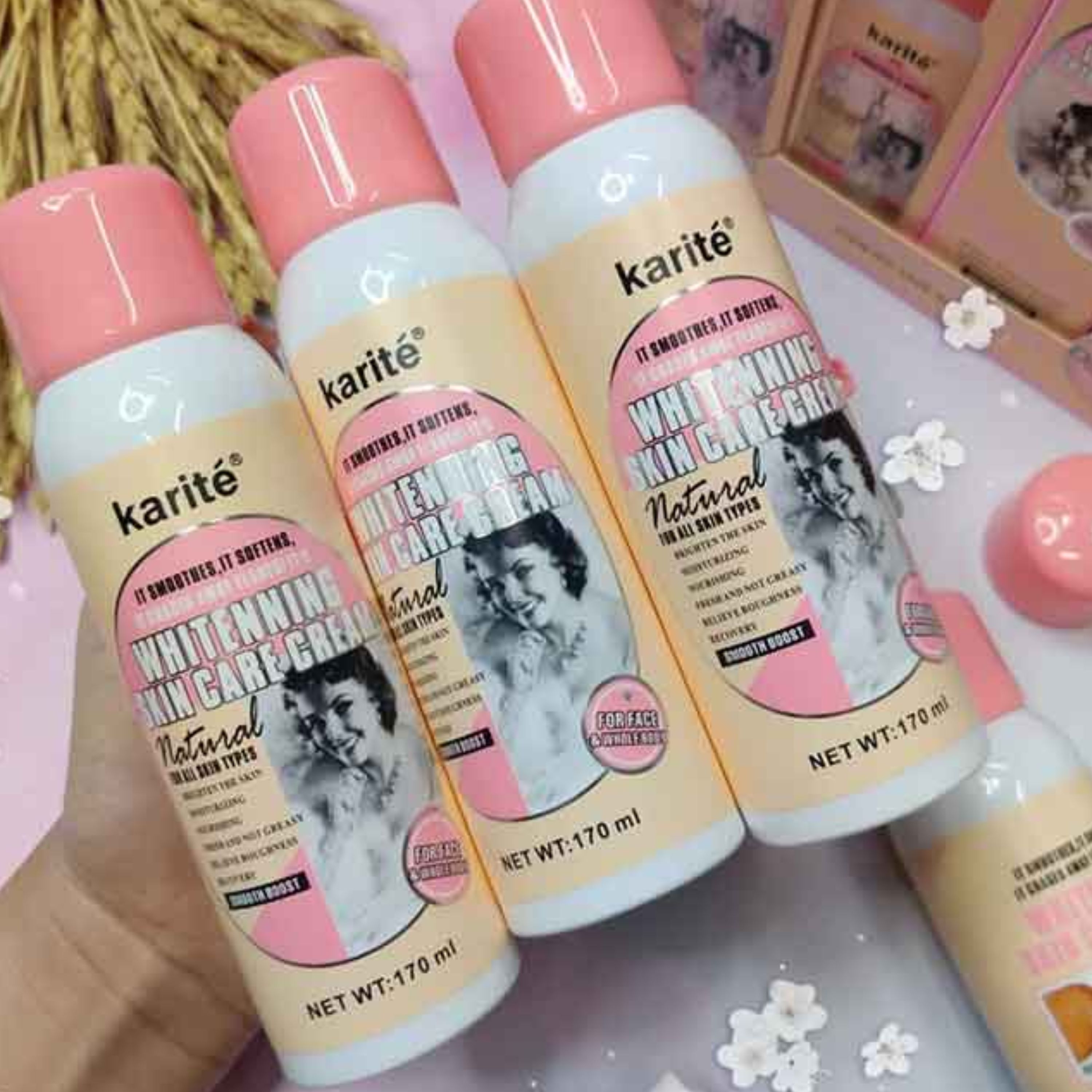 اسپری سفید کننده صورت و بدن کاریته کد 242647b