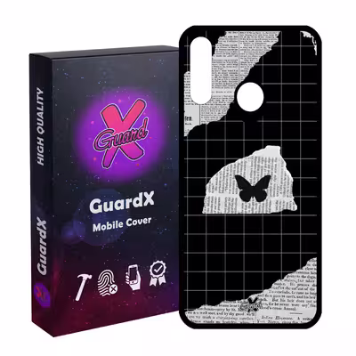 کاور گارد ایکس طرح پروانه مدل Glass10533 مناسب برای گوشی موبایل سامسونگ Galaxy A20s