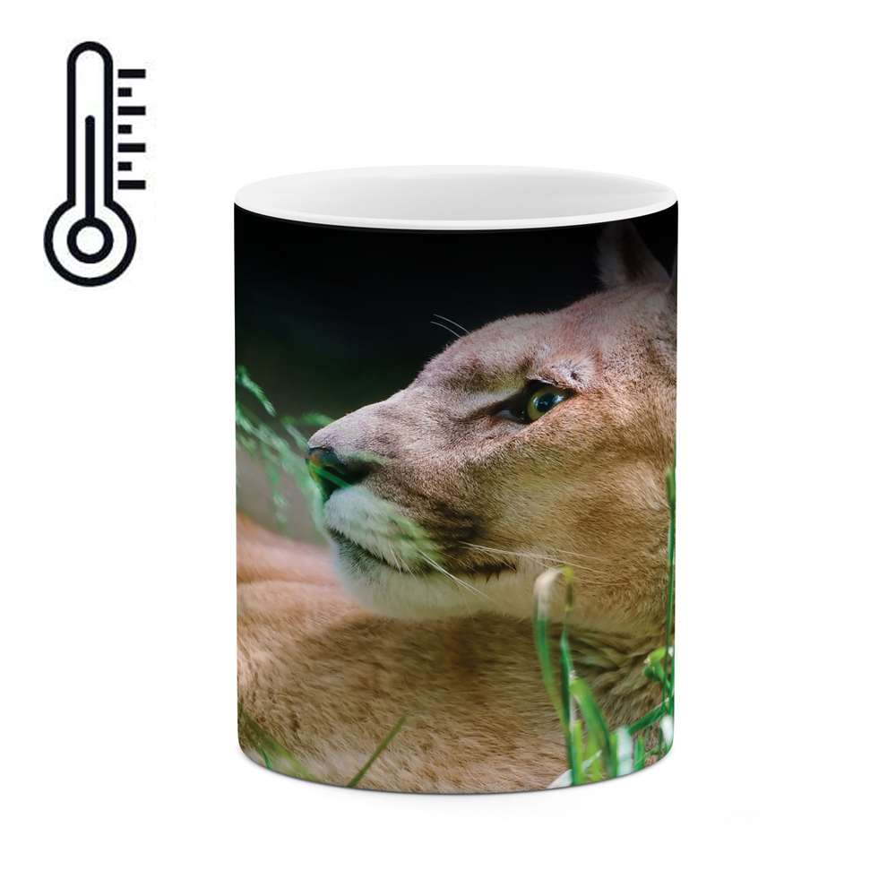 ماگ حرارتی طرح شیر مدل mgh10267