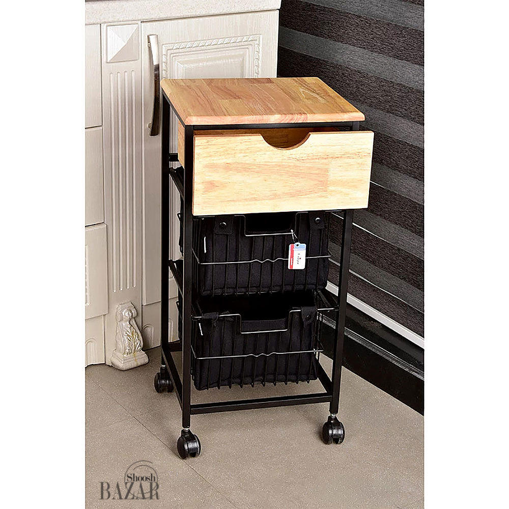 جا پیازی کشویی پارچه ای 2 طبقه یونیک کد 2904