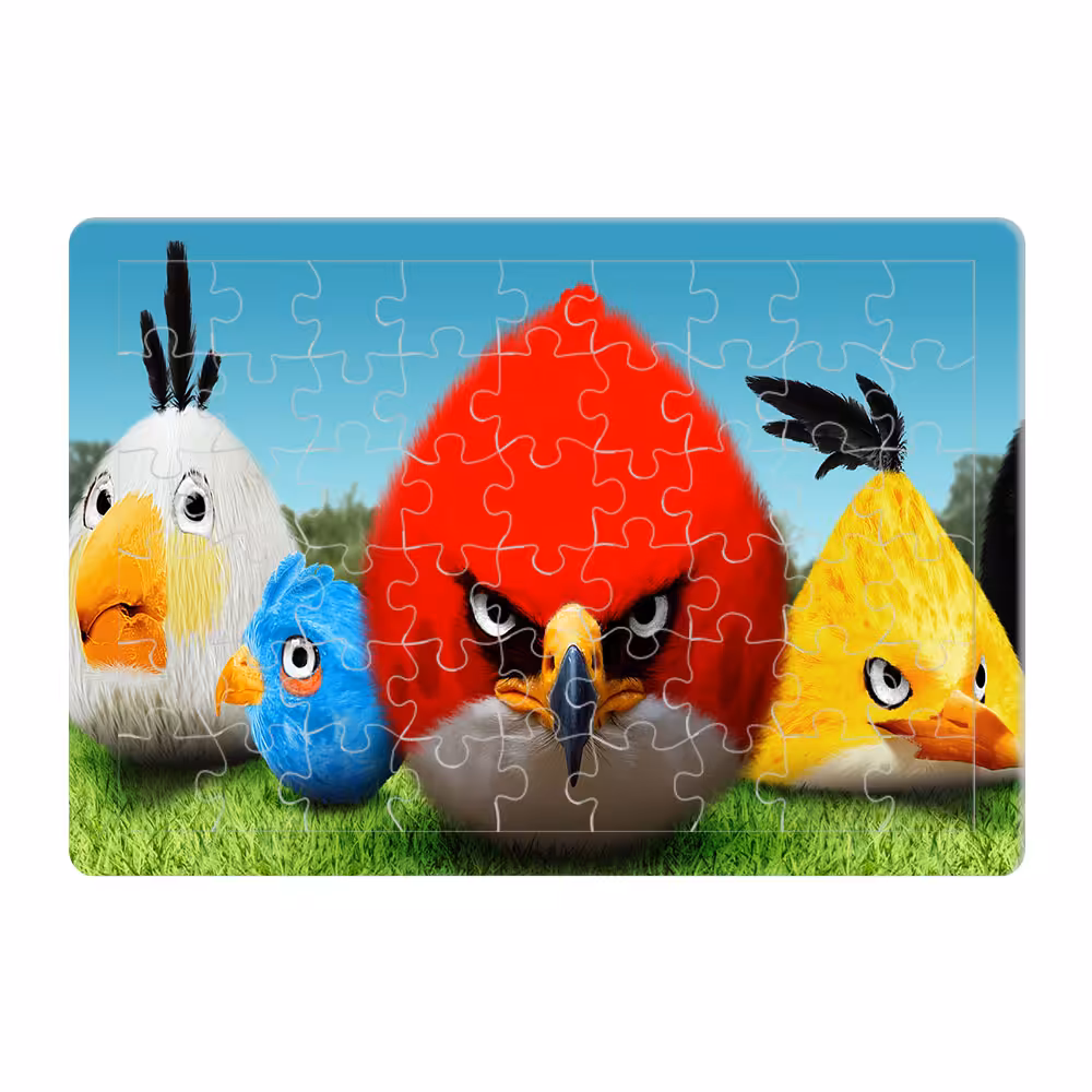 پازل 54 تکه طرح Angry Birds مدل P115