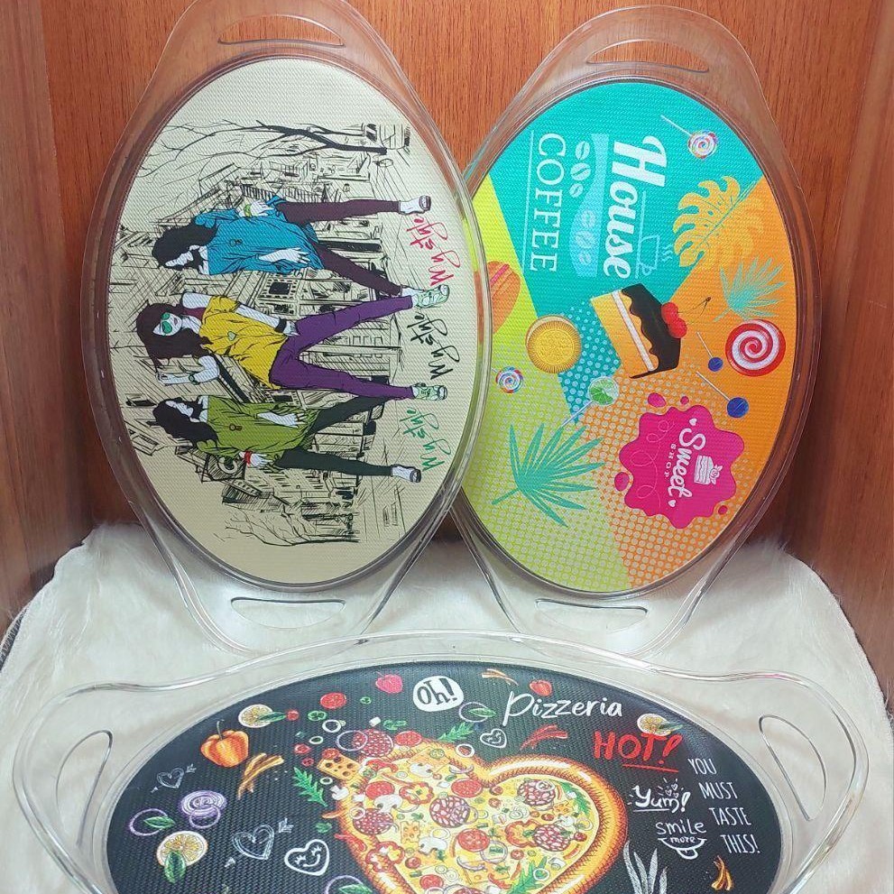 سینی چاپدار آکرولیک