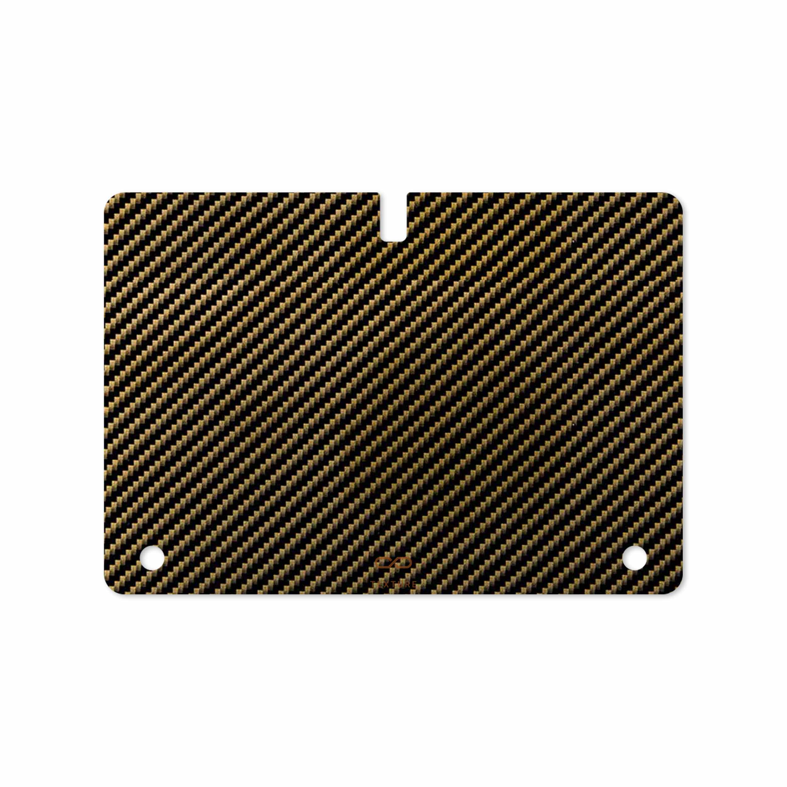 برچسب پوششی ماهوت مدل Glossy-Brown-Fiber مناسب برای تبلت سامسونگ Galaxy Tab S 10.5 2014 T805