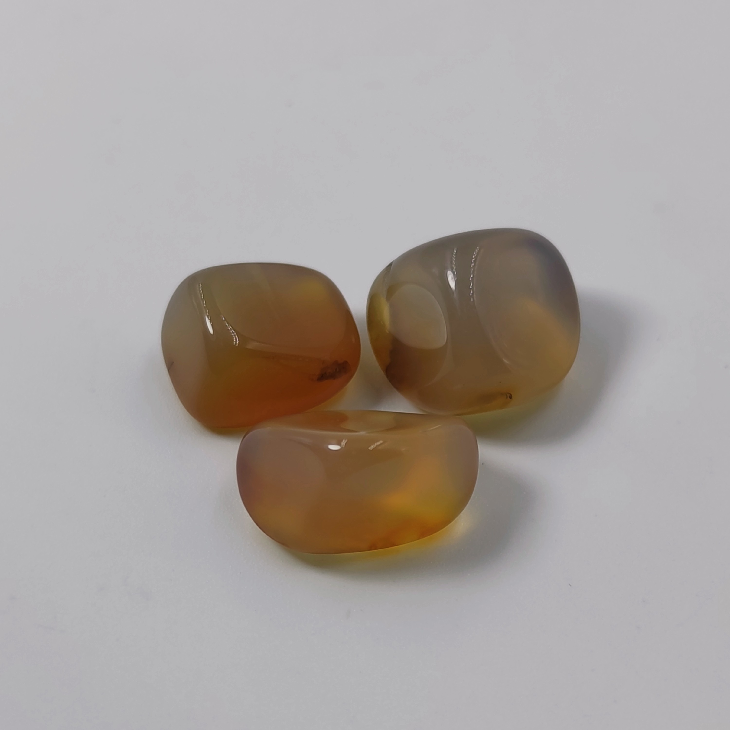 مجموعه سه عددی سنگ عقیق معدنی (تامبلر شده)