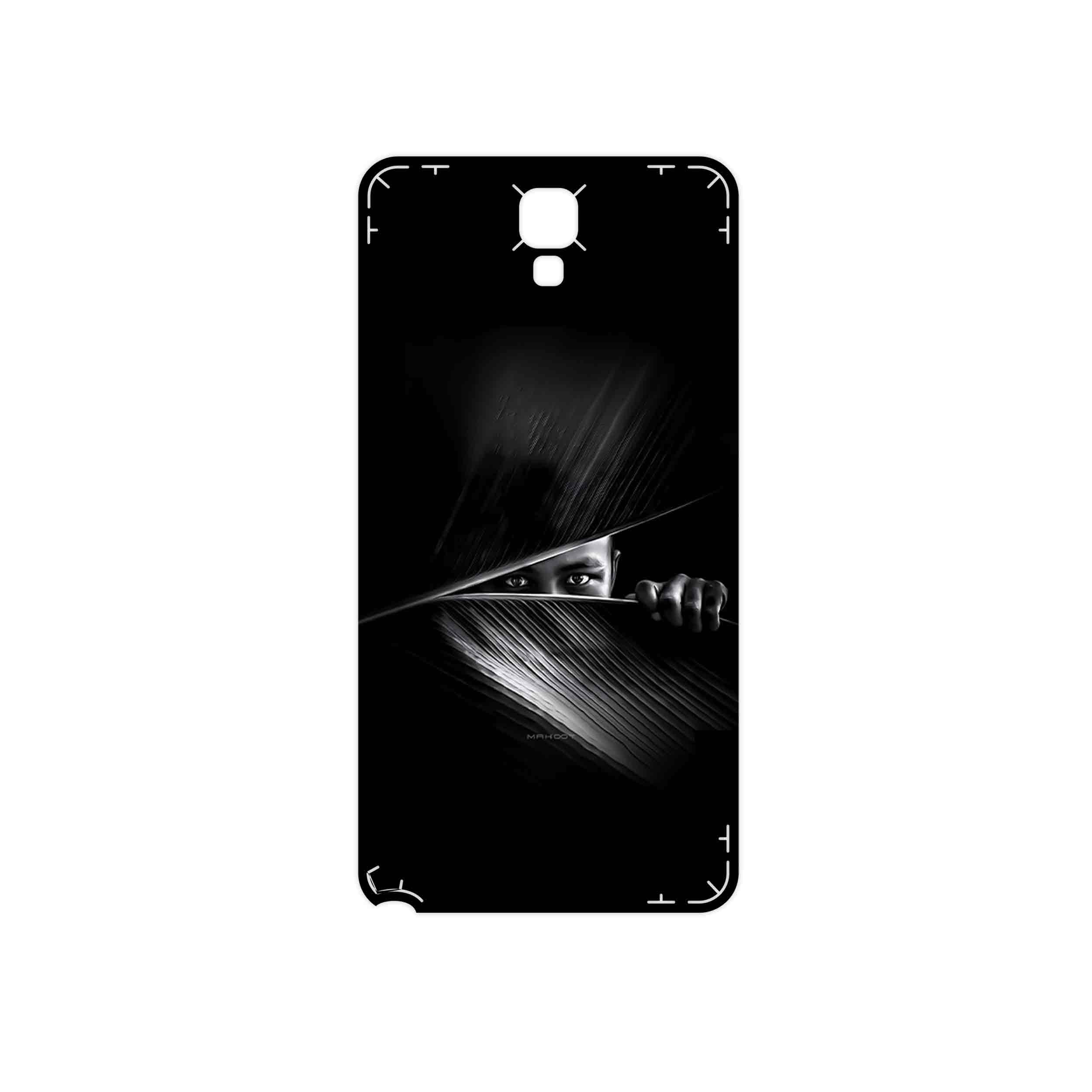 برچسب پوششی ماهوت مدل Black Portrait مناسب برای گوشی موبایل سامسونگ Galaxy Note 3 Neo
