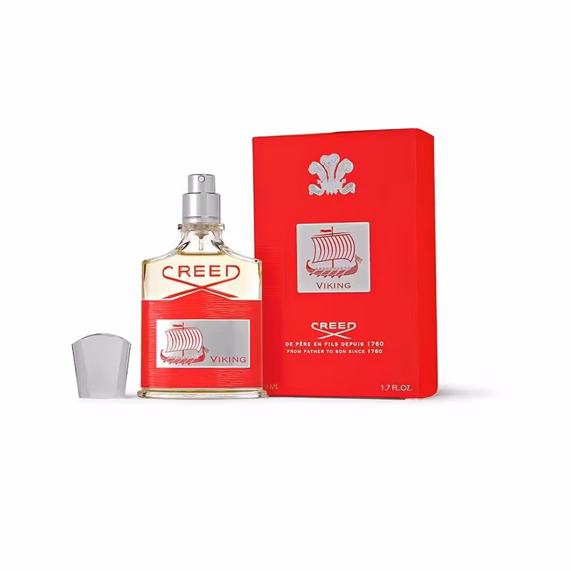 پنج گرم عطر ادکلن کرید وایکینگ قرمز مردانه معتدل و ترش و تند مناسب همه فصول سال
