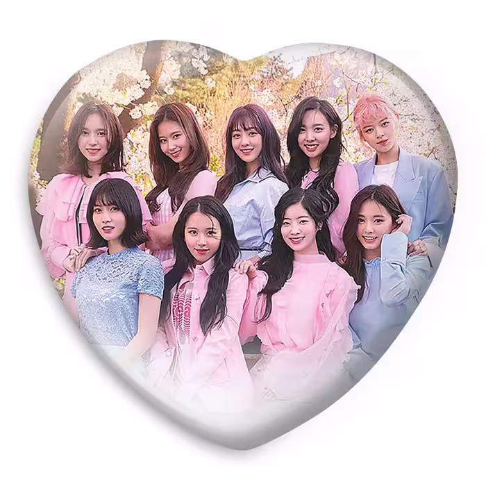 پیکسل خندالو طرح گروه توایس TWICE مدل قلبی کد 11703