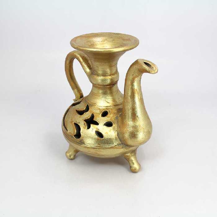 گلدان سفالی طرح گلاب پاش