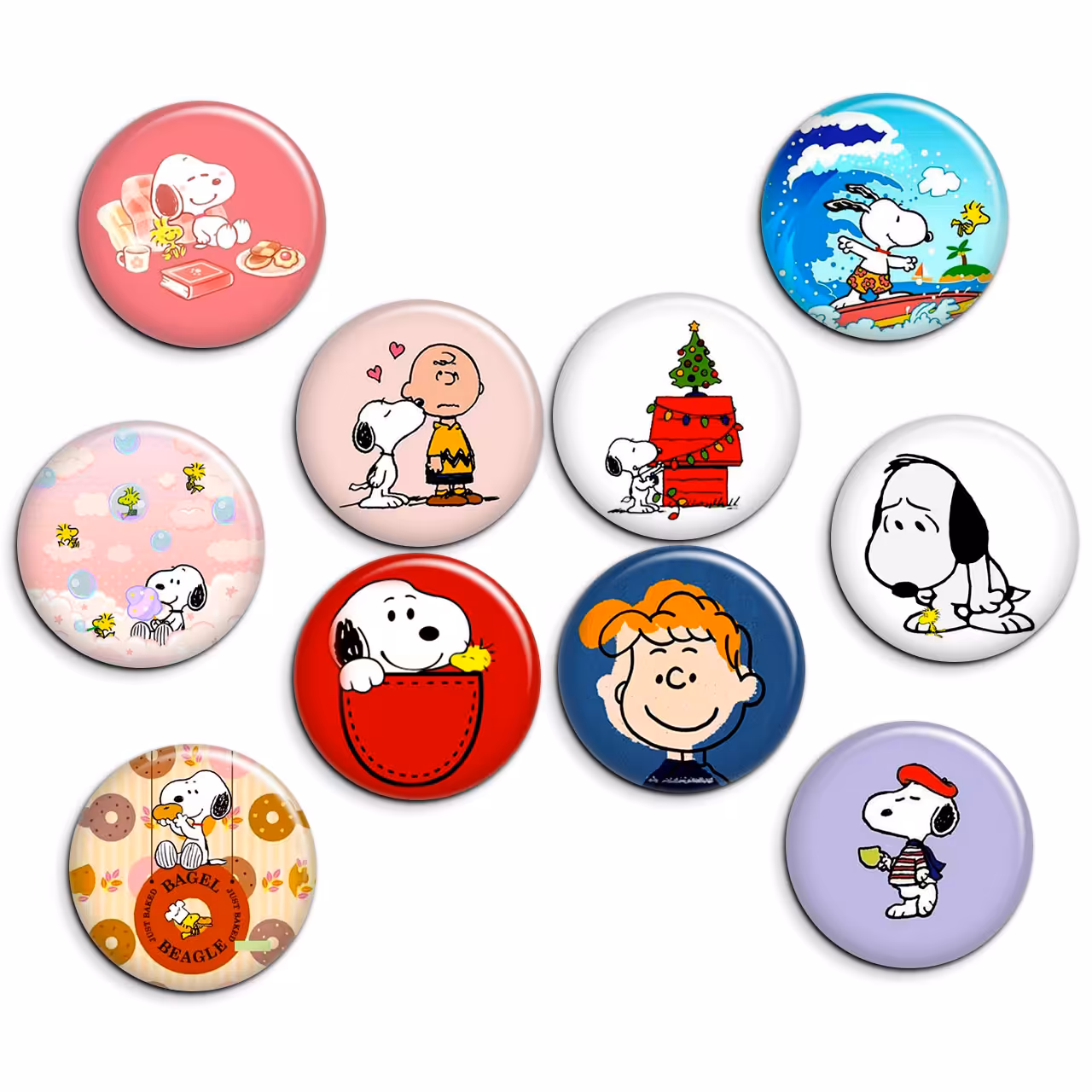 پیکسل پرمانه طرح اسنوپی کد pmg.6481 مجموعه 10 عددی