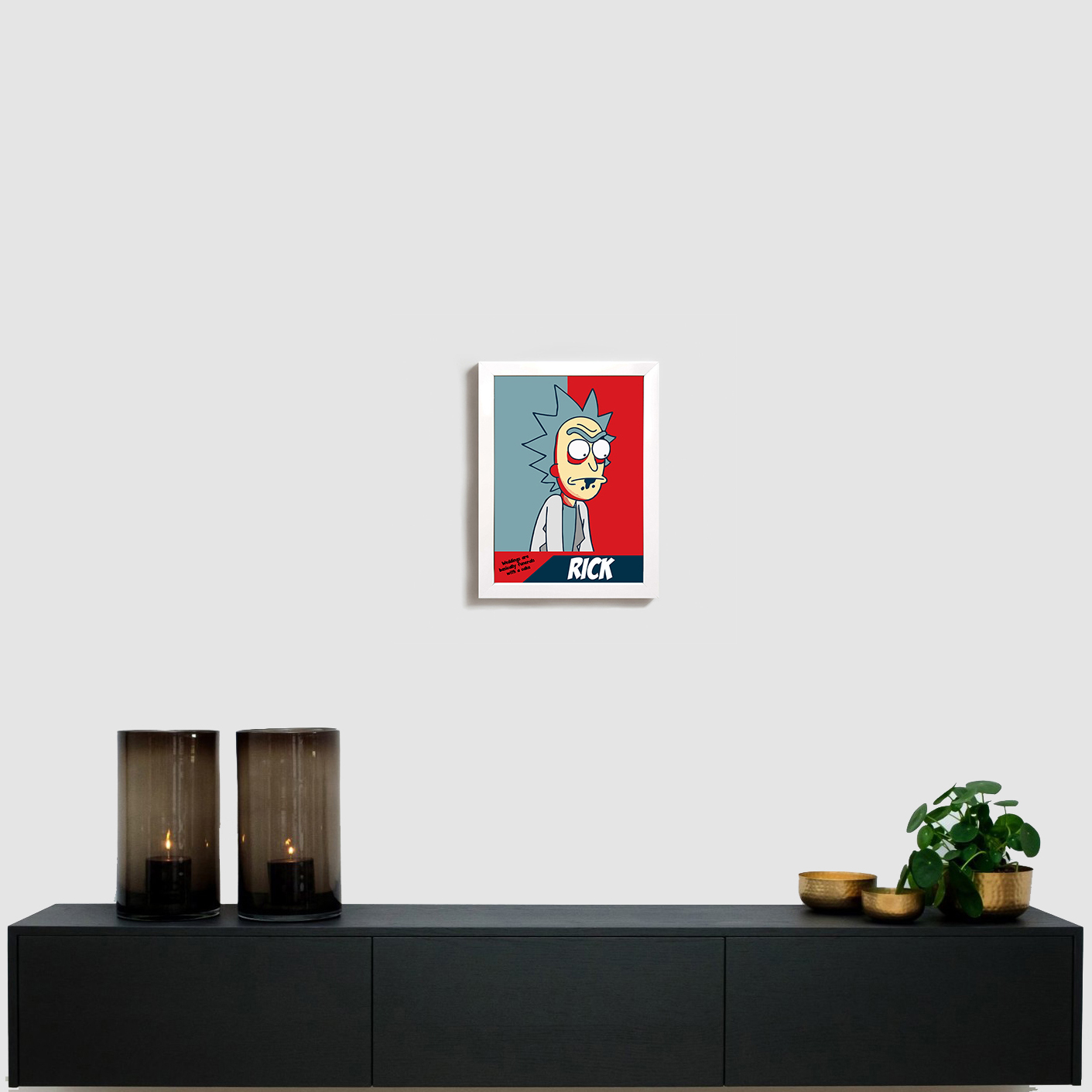تابلو مدل ریک و مورتی