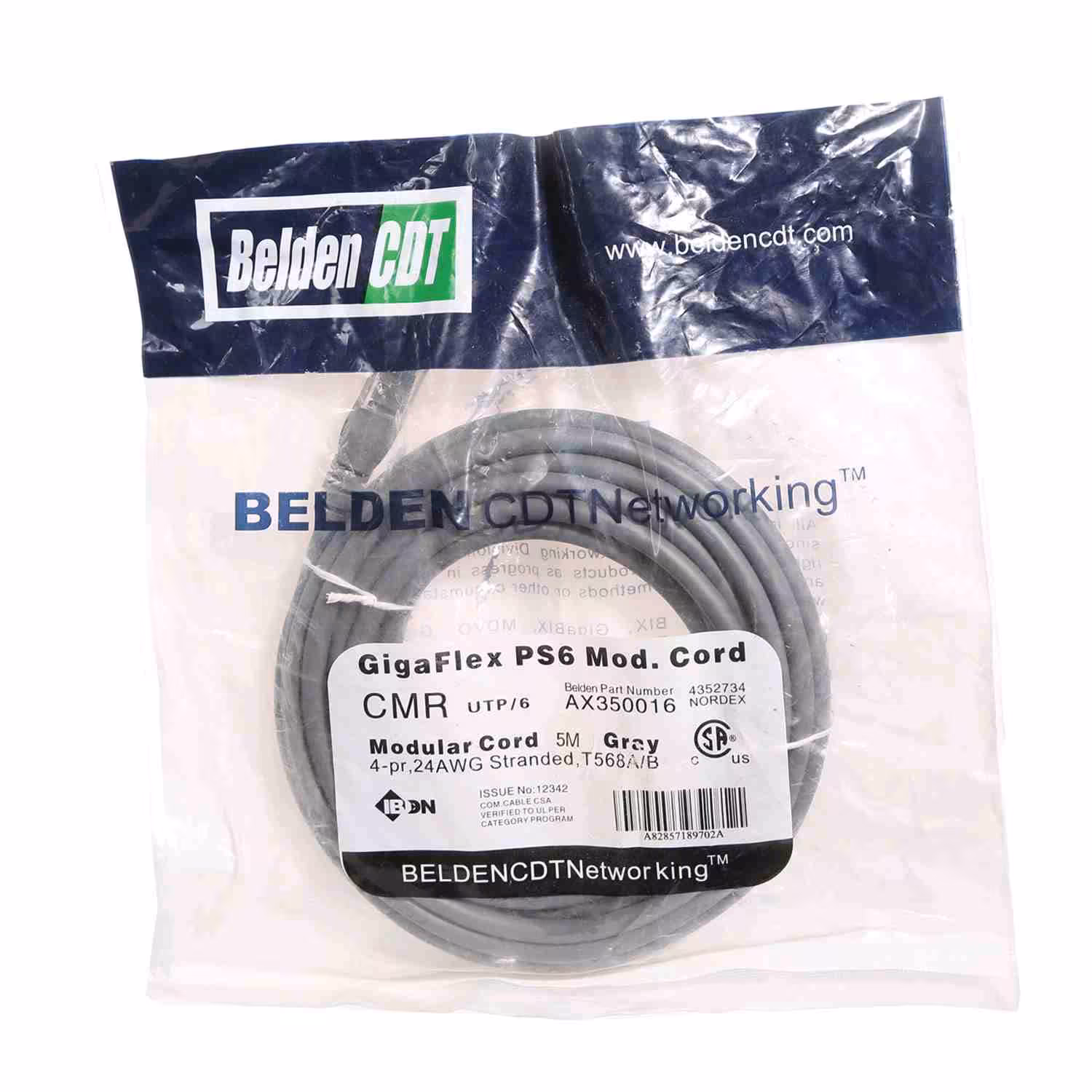 کابل شبکه CAT6 10M BELDEN - یاسین کامپیوتر