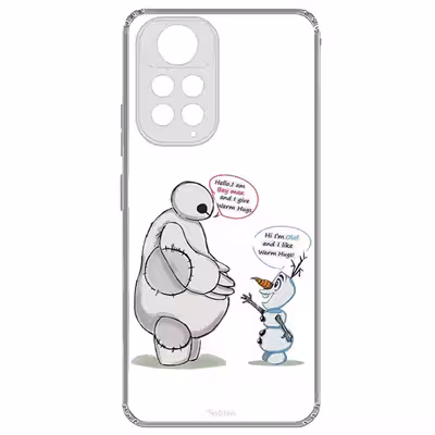 کاور طرح Olaf &amp; Baymax مناسب برای گوشی موبایل شیائومی Redmi Note11 Pro 5G