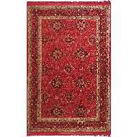 فرش ماشینی زمرد مشهد مدل کهنه نما زمینه لاکی