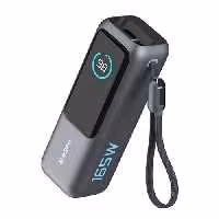 پاوربانک 25000 انکر Anker A1695 Zolo Power Bank توان 165 وات همراه با کابل متصل