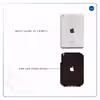 برچسب پوششی ماهوت مدل Dark-Gold-Stripes-Wood مناسب برای تبلت اپل iPad mini 2012 A1455