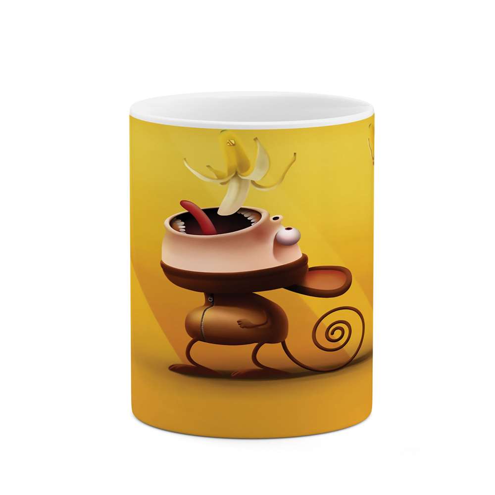 ماگ طرح میمون مدل mgs07629