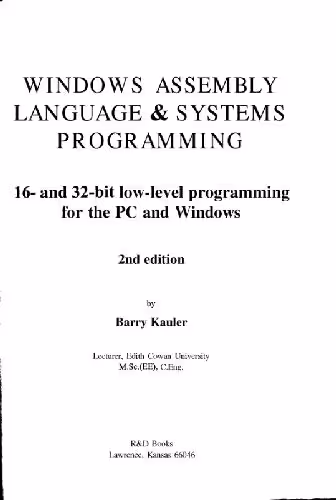 خرید و دانلود نسخه کامل کتاب Windows assembly language and system programming